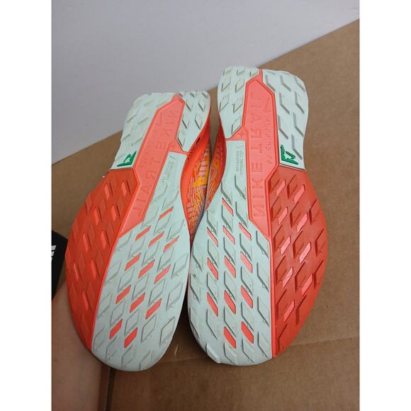 USED Nike Pegasus Trail 5 Mens Trail Running Shoe ,Silver/Wild Mango/Coral-Sz 10 - Picture 3 of 5